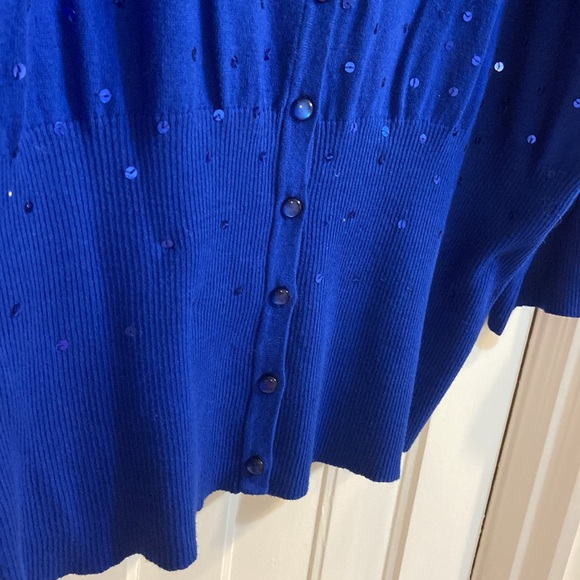 26-28W Gorgeous Lane Bryant Sweater with Sequin Detail - Picture 6 of 7